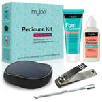 Mylee Pedicure Set Fool File Foot Cream Cuticle Pusger and Remover Nail Clipper