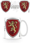 Empire merchandising 662699 game of thrones lannister blason en céramique taille : diamètre : 8,5 x 9,5 cm