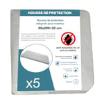 Housse de Protection Intégrale Anti-Punaise de Lit et Anti-Acariens pour Matelas 80 x 200 + 20 cm. (Lot de 30 Housses)