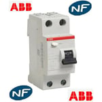 ABB - Interrupteur différentiel 2P 63A 30ma - type a - à vis 443161