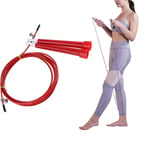 GuangLiu Corde a Sauter Crossfit Corde a Sauter Corde à Sauter pour l'exercice Corde À Sauter Boxe Vitesse Corde À Sauter Corde à Sauter avec Compteur Red,3m