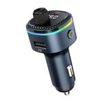 Bluetooth 5.3 FM Transmitter for Car, Bluetooth Car Adapter, Support MP32315