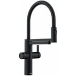 Evol-s Pro - Mitigeur d'évier avec bras flexible, douchette et fonction de filtration, noir mat 526636 - Blanco