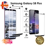 For Samsung Galaxy S8 Plus 5D Curved Tempered Glass LCD Screen Protector Black