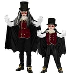 WIDMANN MILANO PARTY FASHION - Costume enfant vampire, suceur de sang, gothique, Halloween, déguisements de carnaval