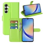 Galaxy A34 5G      Pu Wallet Case    [Green]