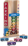 Melissa  Doug Stack  Count Wooden Parking Garage With 10 Cars