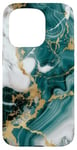 iPhone 15 Pro Green Blue White Case