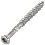 Bafa - Vis deck Tête fraisée bombée tfb torx T25 5X50 Pointe antifendage cut type 17 Inox C2-1 piece