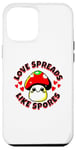 iPhone 12 Pro Max Love Spreads Like Spores Cute Funny Kawaii Mushroom Case