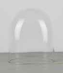 Vintage Look Small Oval Glass Display Dome Height 16 x 13.8 x 9 cm