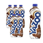 YAZOO Chocolate Milkshake Milk Drink, High in Protein & Calcium, 1 Litre (Pack of 6)