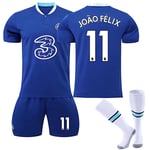 Chelsea F.C 22-23 Hem Jersey JOAO FELIX Nr 11 Fotbollströja kit 28