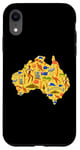 iPhone XR Australia Down Under Culture Australian Flag Map Gift Case