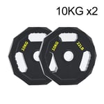 Barbell Plates Steel A Pair 2.5KG/5KG/10KG/15KG/20KG/25KG Olympic Weights 50mm/2inch Center Weight Plates For Gym Home Fitness Lifting Exercise Work Out Man and Woman (Color : 10KG/22lb x2)