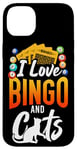 iPhone 14 Plus Bingo Player Cat I Love Bingo And Cats Case