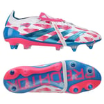 adidas Predator Elite Fold-over Tongue SG Reemergence - Vit/Blå/Rosa - Soft Ground (SG), storlek 36⅔