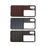 Genuine Leather Case Folding Foldable Mobile Phone Protection Cover For SG5