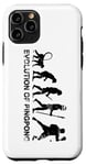 Coque pour iPhone 11 Pro Ping Pong Evolution pour les joueurs de tennis de table