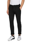 Replay Men's Jeans Zeumar Slim-Fit Hyperflex Hyperchino Color X-Lite with Stretch, Black (Black 040), 36W / 32L