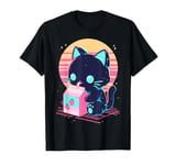 Cat Strawberry Milk Anime 90s Japanese Cat Japan T-Shirt