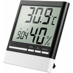 Shining House - Thermomètre Hygrometre Digital Interieur électronique,Thermomètre Hygrometre Sans Fil Numérique,LCD Thermo-hygromètre,Thermomètre