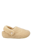 Crocs Kids' Classic Cozzzy Slippers, Wheat