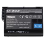 EXTENSILO Batterie remplacement pour Nikon EL-EL15c, EN-EL15b, EN-EL15A, EN-EL15 pour appareil photo (2250mAh, 7V, Li-ion), puce d'information