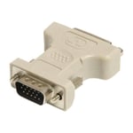 STARTECH Adaptateur câble DVI vers VGA - F/M - 1 x DVI-I Femelle Vidéo - 1 x HD-15 Mâle VGA - Boîtier Pour Batterie / Pile