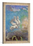 Kunst für Alle 'Encadré Image de Odilon Redon The Chariot of Apollo, c.1905–14, d'art dans Le Cadre de Haute qualité Photos Fait Main, 40 x 60 cm, Argent Raya