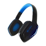 Sandberg blue Storm Wireless headset hodesett hodebånd Bluetooth/blåtann svart, blå