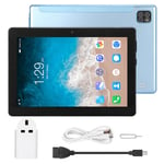 8 tuuman tabletin tuki 4GLTE Mobile Call WIFI GPS 6 Gt RAM 128 Gt ROM Octa Core Tablet Android 11 UK Plug 100?240V Sininen