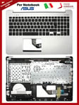 Clavier Avec Top Boîtier ASUS A551LB A551LN R551LA R551LB (Argent) Layout Italy