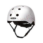 Melon Casque de Vélo »Pop Ants« pour Homme, Femme Adultes et Enfants | Casque Urbain léger et sûr pour Velo, VTT, Cyclisme, Skate et Trotinette | Taille XXS-S (46-52 cm) Blanc Multicolore Fourmis