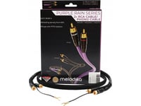 Gramofon Melodika Melodika Mdphd50 Purple Rain Black Edition Kabel 2Xrca Phono Do Gramofonu Z Żyłą Uziemiającą - 5M