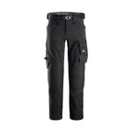 Snickers Workwear AllroundWork, stretchbyxa med Capsulized™-knäskydd. - Svart - 092