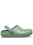 Crocs Men's Classic Lined Clog Slipper - Green, Green, Size 9, Men