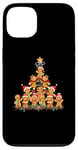 Coque pour iPhone 13 Jolly Gingerbread Christmas Tree Tee Gingerbread T-shirt pour femme