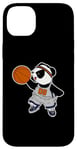 iPhone 14 Plus Basketball Panda Bear Slam Dunk Funny Kids Sports Exercise Case