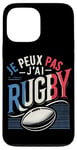 Coque pour iPhone 13 Pro Max Rugby Joueur De Rugby Rugbyman Humour Rugby