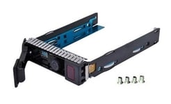 Hp 651314-001, 8,89 Cm (3.5"), Rammepanel, Serial Attached Scsi (Sas), Sort