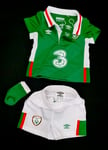 Umbro Republic of Ireland Euro 2016 Home Kit  Age 3 - 6 Months / 68cm