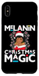 iPhone XS Max Black Mrs Clause Melanin Christmas Magic Natural Lace Front Case