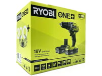 Ryobi One+ R18DD3-220S Borr/skruvdragare Med batteri 2 batterier ingår Nyckellös chuck