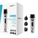 Babyliss Men 8 IN 1 Grooming Kit/Body Hair Clipper/Beard Trimmer/7056NU/Silver