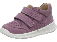 Superfit Unisex Kids Breeze Sneakers, Pink (Lilac/Pink), 2 UK Child
