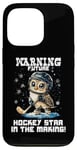 Coque pour iPhone 13 Pro Warning future hockey star in the making