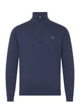 Cotton Half Zip Navy GANT