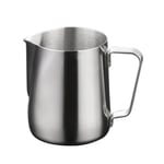 Stainless Pull Flower Jar Frothing Coffee Milk Pot Cups 350ml