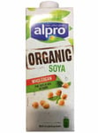 Alpro Organic Soya Milk Alternative Cartons - 1x1ltr